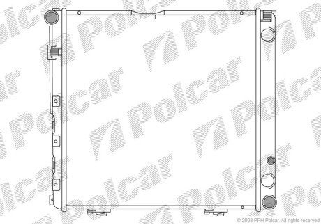 Радиаторы охлаждения - Polcar 50140802