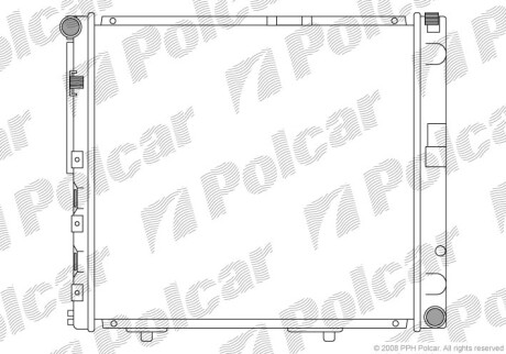 Радиаторы охлаждения - Polcar 501408