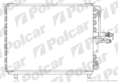 Радиаторы кондиционера - Polcar 5014K8A6