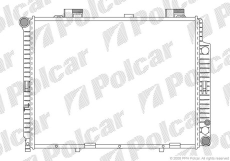 Радиаторы охлаждения - Polcar 501508-3