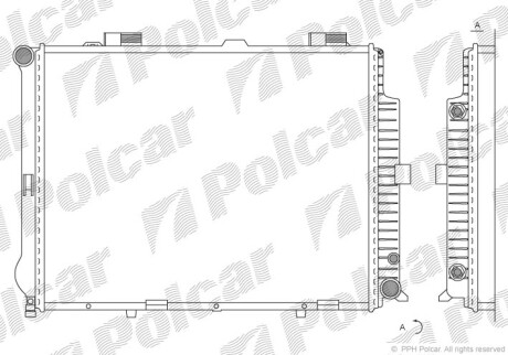 Радиаторы охлаждения - Polcar 501508-9