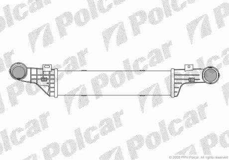 Радиаторы воздуха (Интеркулеры) - Polcar 5015J8-2