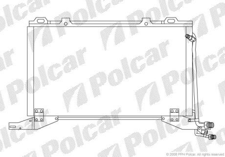 Радиаторы кондиционера - Polcar 5015K8C3