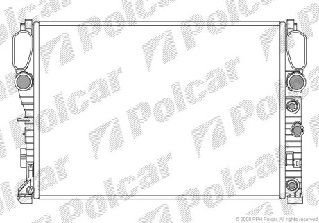 Радиаторы охлаждения - Polcar 501608-2