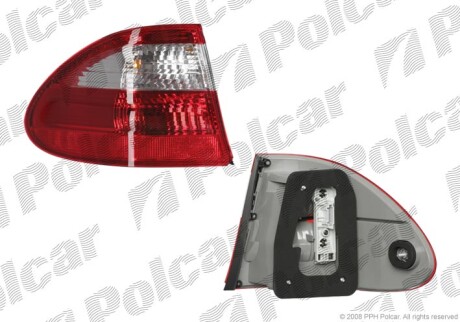 Lampa tylna - Polcar 5016872X