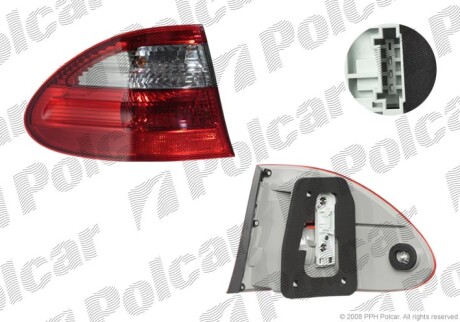 Lampa tylna - Polcar 5016875X