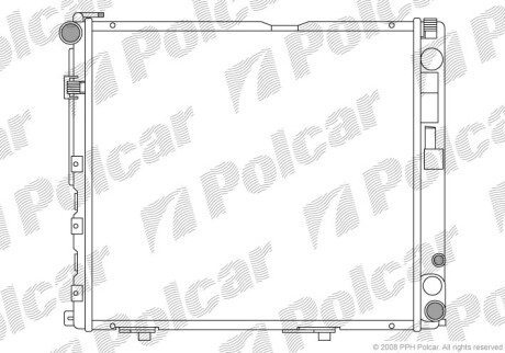 Радиаторы охлаждения - Polcar 50240803