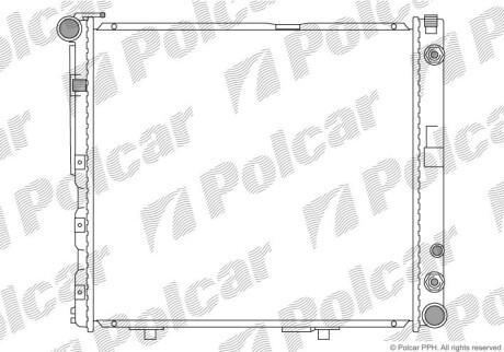 Радиаторы охлаждения - Polcar 502408-3