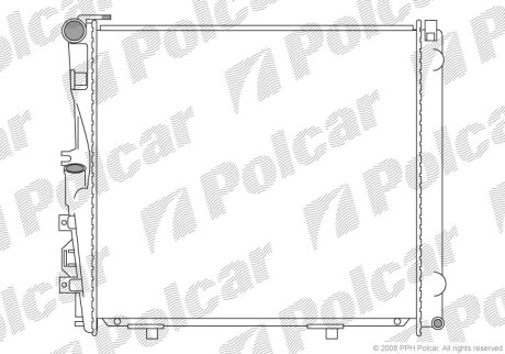 Радиаторы охлаждения - Polcar 502408