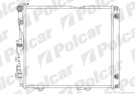 Радиаторы охлаждения - Polcar 502408A0