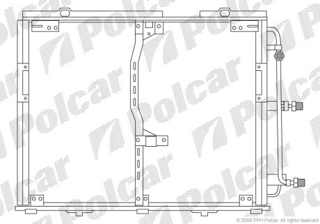 Радиаторы кондиционера - Polcar 5024K8C2