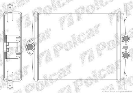 Радиаторы обогрева - Polcar 5024N8-1 (фото 1)