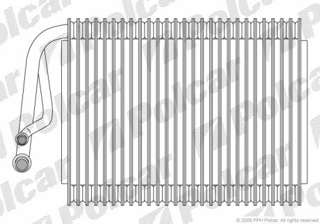 Испаритель кондиционера - Polcar 5025P8-1