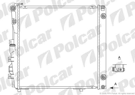 Радиаторы охлаждения - Polcar 502608-1