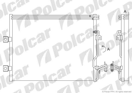 Радиаторы кондиционера - Polcar 5031K8C2