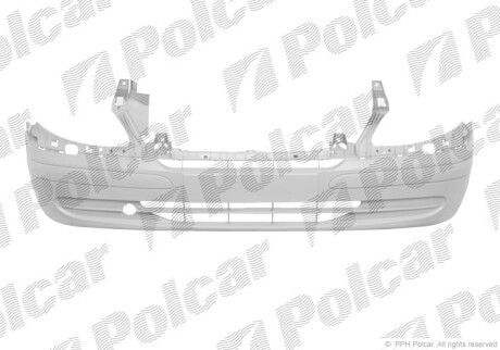 Бампер передний - Polcar 504007-2