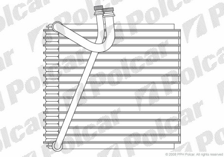 Испаритель кондиционера - Polcar 5044P8-1