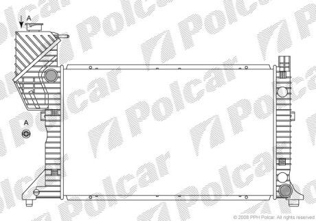 Радиаторы охлаждения - Polcar 506208-3