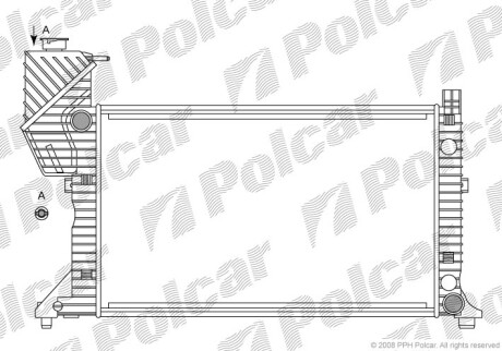 Радиаторы охлаждения - Polcar 506208A2