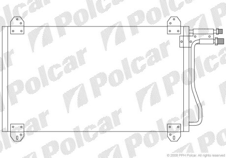 Радиаторы кондиционера - Polcar 5062K8C1