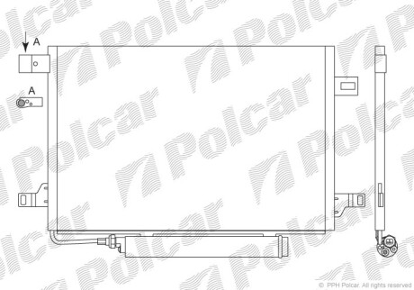 Радиаторы кондиционера - Polcar 5065K82X