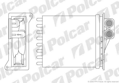 Радиаторы обогрева - Polcar 5065N82X