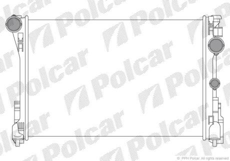 Радиаторы охлаждения - Polcar 507008-1