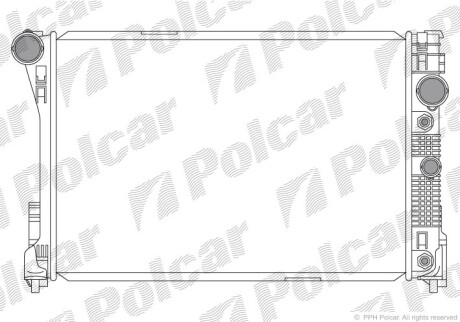 Радиаторы охлаждения - Polcar 507008-3