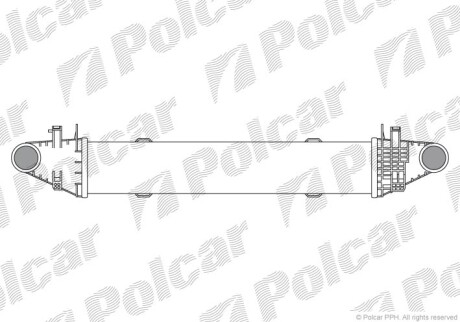 Радиаторы воздуха (Интеркулеры) - Polcar 5070J8-2