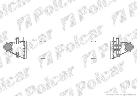 Радиаторы воздуха (Интеркулеры) - Polcar 5070J8-3