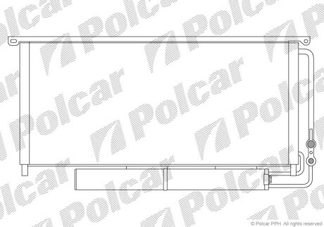 Радиаторы кондиционера - Polcar 5096K8C1