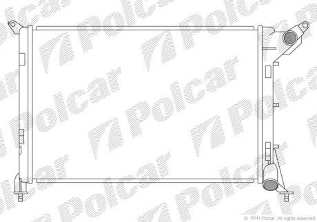 Радиаторы охлаждения - Polcar 510108-5