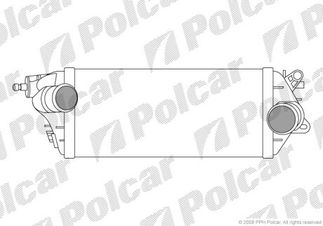 Радиаторы воздуха (Интеркулеры) - Polcar 5101J82X