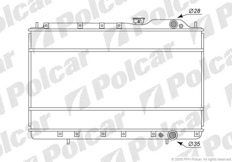 Радиаторы охлаждения - Polcar 521608-4