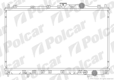 Радиаторы охлаждения - Polcar 521708-1