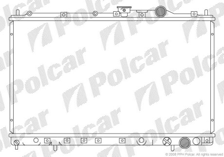 Радиаторы охлаждения - Polcar 522008-1