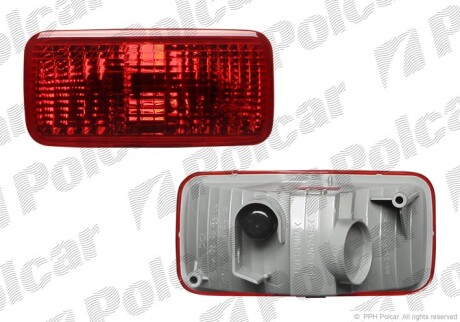 Za?Ыlepka lampy p/mgielnej tylnej - (mn161677) Polcar 523398-E