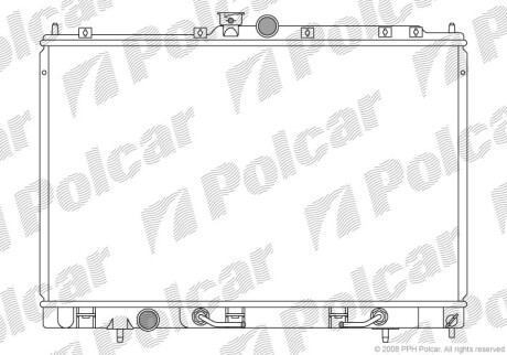 Радиаторы охлаждения - (mr993927) Polcar 526508-1