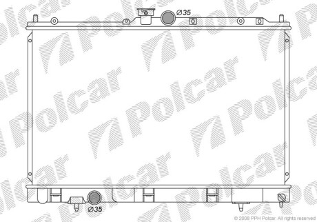 Радиаторы охлаждения - (mr993742) Polcar 5265082K