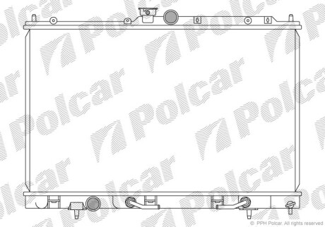 Радиаторы охлаждения - (mn156319) Polcar 526508-4