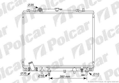 Радиаторы охлаждения - Polcar 5273082K