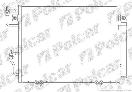 Радиаторы кондиционера - Polcar 5274K8C1