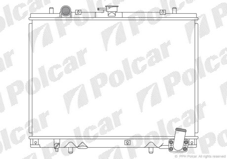 Радиаторы охлаждения - Polcar 527708-1