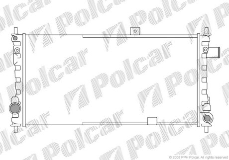 Радиаторы охлаждения - Polcar 550408-3