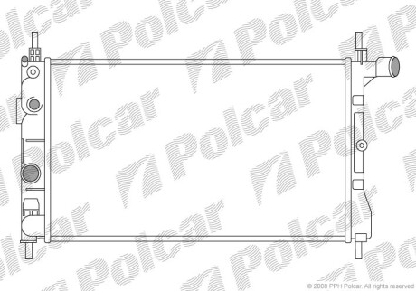 Радиаторы охлаждения - Polcar 550508A2