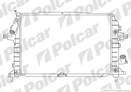 Радиаторы охлаждения - Polcar 550908-8