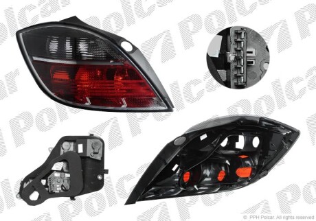 Lampa tylna - Polcar 551088E