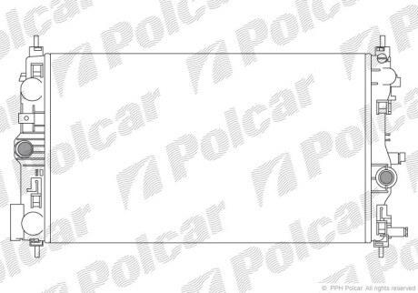 Радиаторы охлаждения - Polcar 551108-6