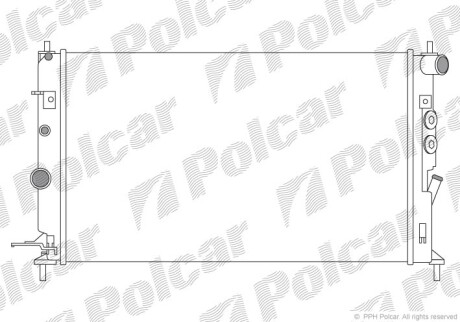 Радиаторы охлаждения - Polcar 551608A9