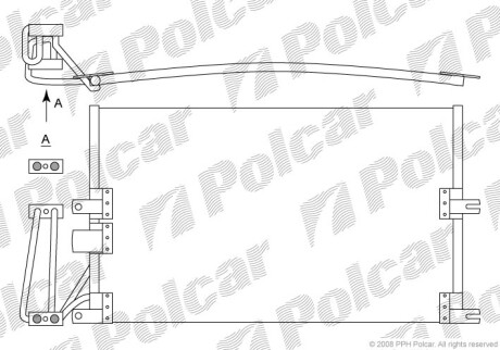 Радиаторы кондиционера - Polcar 5516K8C1